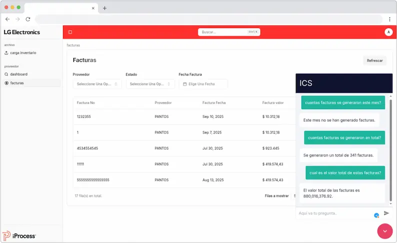 Imagen del proyecto: Invoice Checking Solution (ICS)