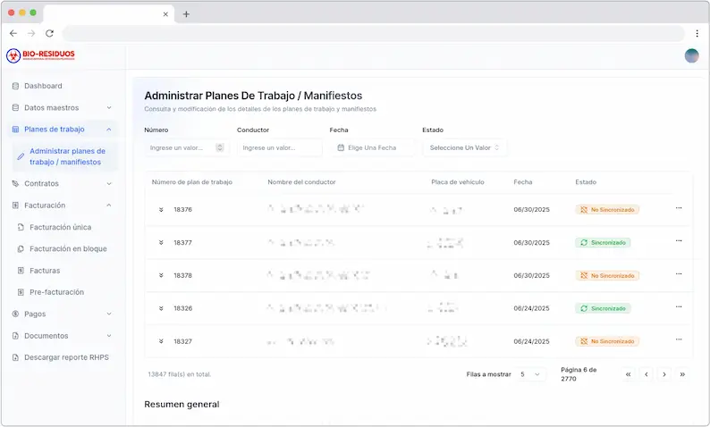 Imagen de la funcionalidad Planificación y Despacho Automatizado (RouteTracer)