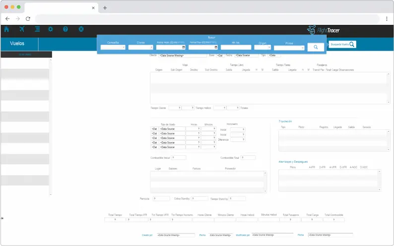 Imagen de la funcionalidad Portal Web de Gestión y Analítica Operacional